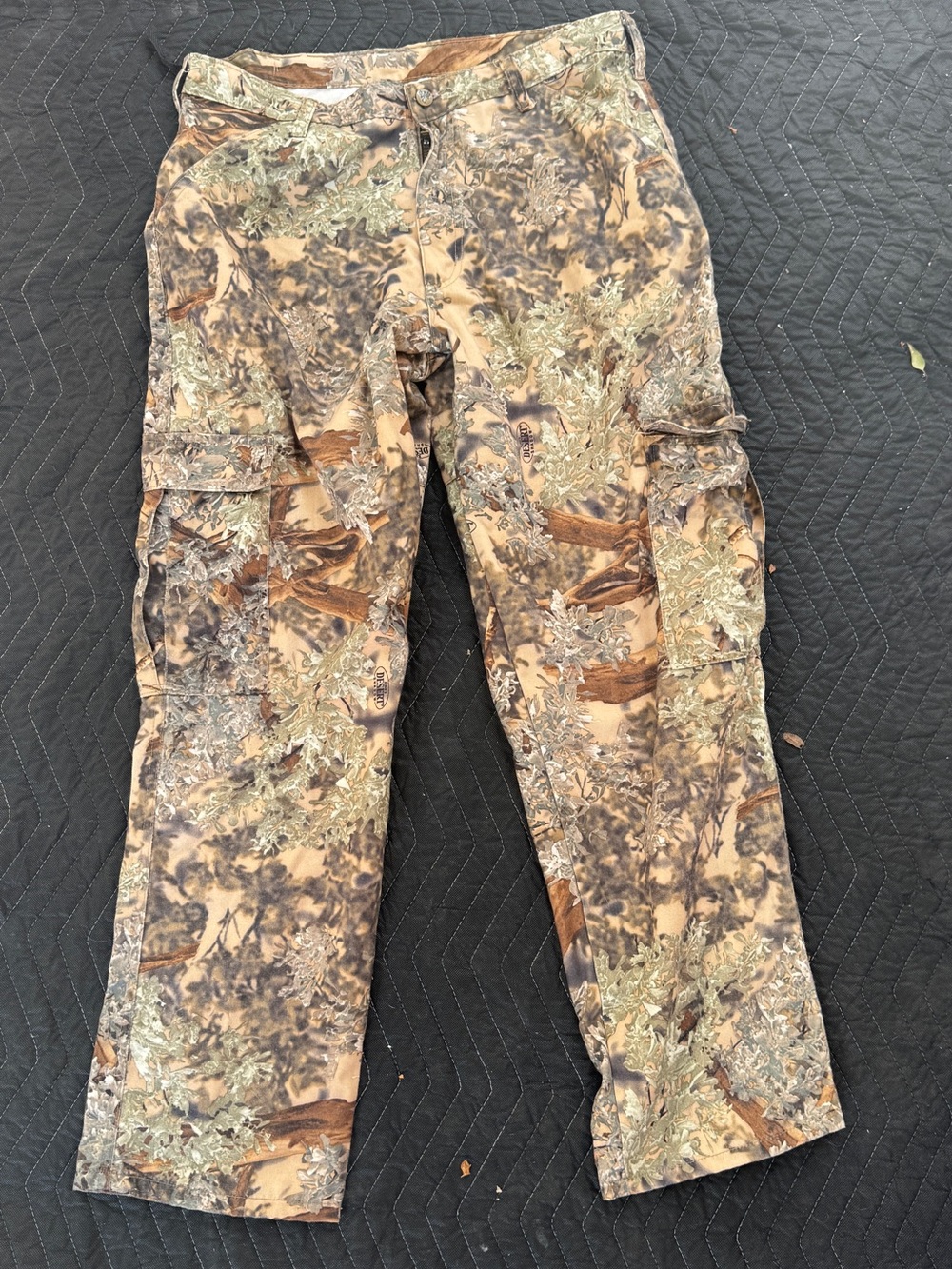 King’s Men's Camouflage Cargo Hunting Pants - Brown/Green